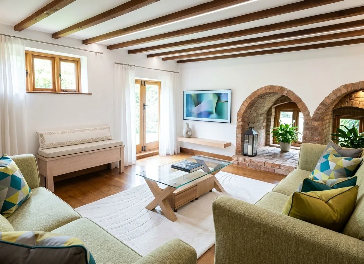 Bright, well-presented property interior